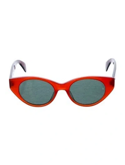 Pre-owned Rag & Bone Cat-eye Tinted Sunglasses In Red