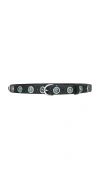 Rag & Bone Celia Stud Belt In Black