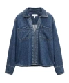 Rag & Bone Channing Denim Shirt In Blue