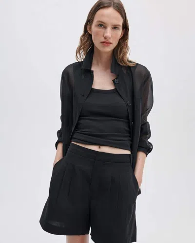 Rag & Bone Chappell Tailored Short In Black