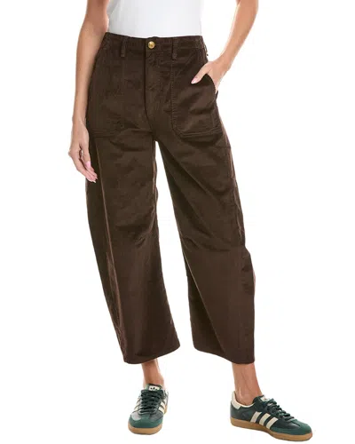Rag & Bone Charlie Ankle Dark Brown Barrel Jean