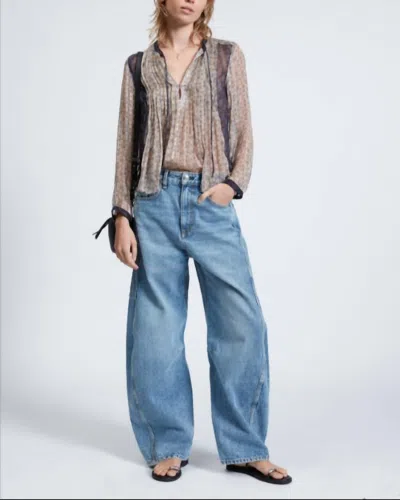 Rag & Bone Charlie Barrel Leg Jeans In Harmony In Multi