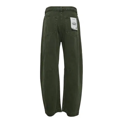Rag & Bone Charlie Hr Barrel Full With Belt In Green