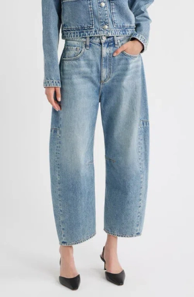 Rag & Bone Charlie Super High Waist Crop Barrel Jeans