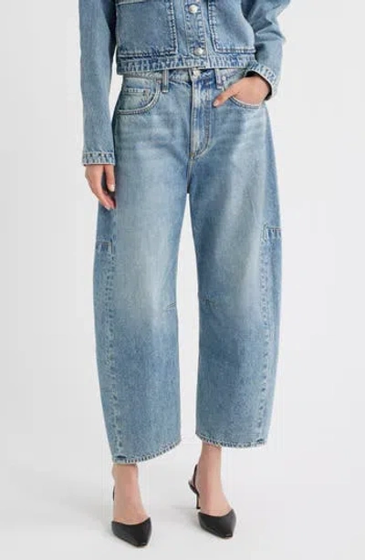 RAG & BONE RAG & BONE CHARLIE SUPER HIGH WAIST CROP BARREL JEANS