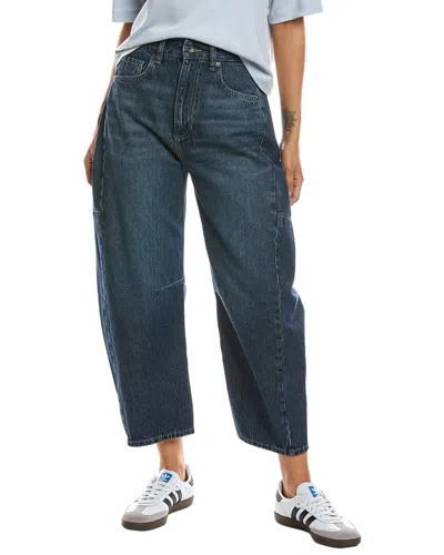 Rag & Bone Chase High Rise Barrel Jean In Blue