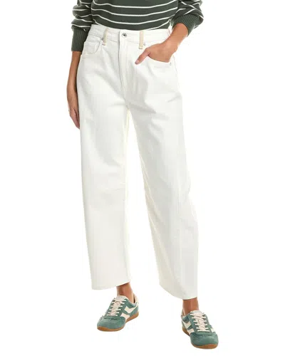 Rag & Bone Chase High Rise Barrel Jean In White