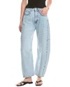 Rag & Bone Chase High-rise Oconee Barrel Jean In Blue