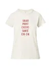 Rag & Bone Cheers Crewneck Graphic Tee In White
