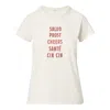 Rag & Bone Cheers Crewneck Graphic Tee In White