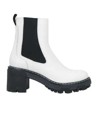 Rag & Bone Chelsea Boots In White