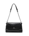 Rag & Bone Chelsea Leather Large Flap Shoulder Bag In Black