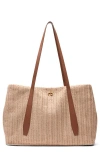 Rag & Bone Chelsea Straw Tote In Brown