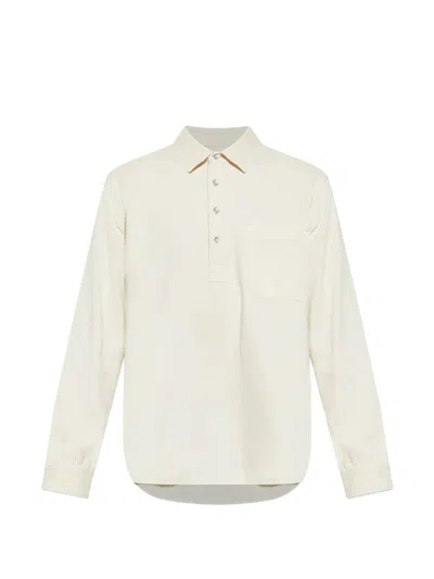 Rag & Bone Chest-pocket Polo Shirt In Neutral