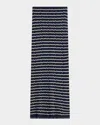 Rag & Bone Chiara Stripe Maxi Skirt In Black