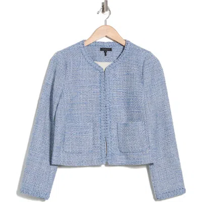 Rag & Bone Chloe Tweed Blazer In Blue
