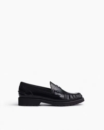 Rag & Bone Chris Leather Loafers In Black