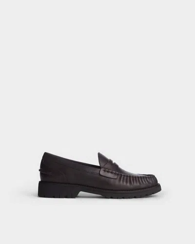 Rag & Bone Chris Leather Loafers In Brown