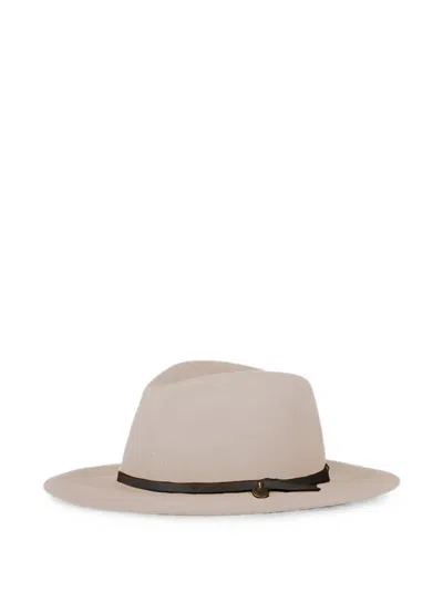 Rag & Bone City Fedora Hat In Gray
