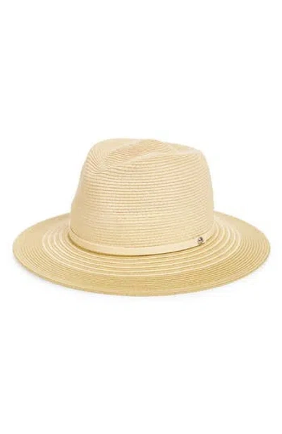 Rag & Bone City Straw Fedora In Neutral