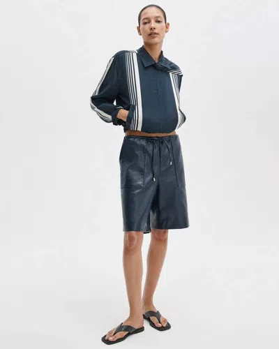Rag & Bone Claire Faux Leather Short In Gray