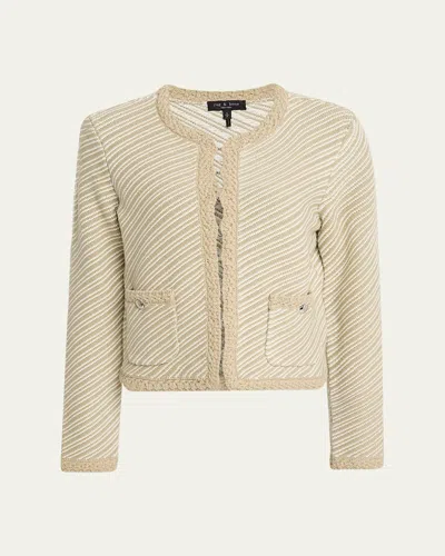 Rag & Bone Claire Tailored Cardigan In Sand