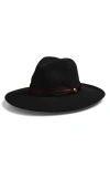 Rag & Bone Clara Wool Felt Fedora In Black