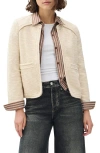 Rag & Bone Clarice Cotton Blend Jacket In White
