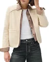Rag & Bone Clarice Cotton Blend Jacket In White
