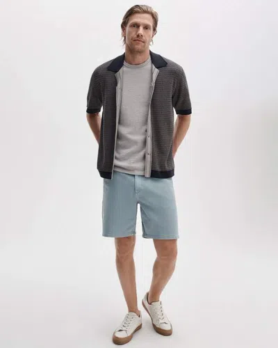 Rag & Bone Classic Aero Stretch Short In Blue