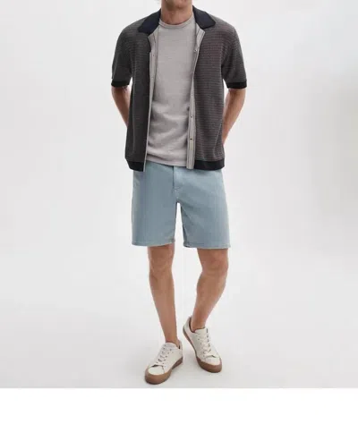 Rag & Bone Classic Aero Stretch Short In Mist In Blue