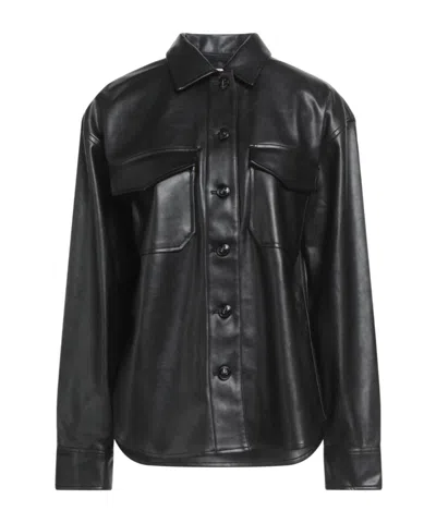 Rag & Bone Classic Collar Minimalist Long Sleeve Shirt In Black