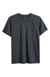 Rag & Bone Classic Fit Garment Dye Pocket T-shirt In Animal Print