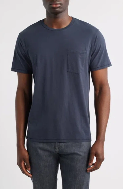 Rag & Bone Classic Fit Garment Dye Pocket T-shirt In Gray