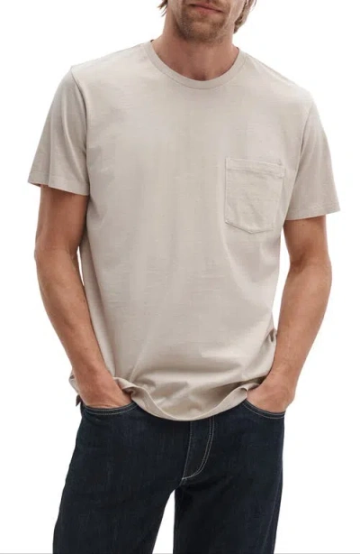 Rag & Bone Classic Fit Garment Dye Pocket T-shirt In Neutral