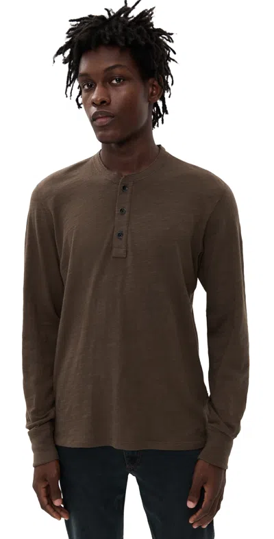 Rag & Bone Classic Flame Henely Stnwl In Brown