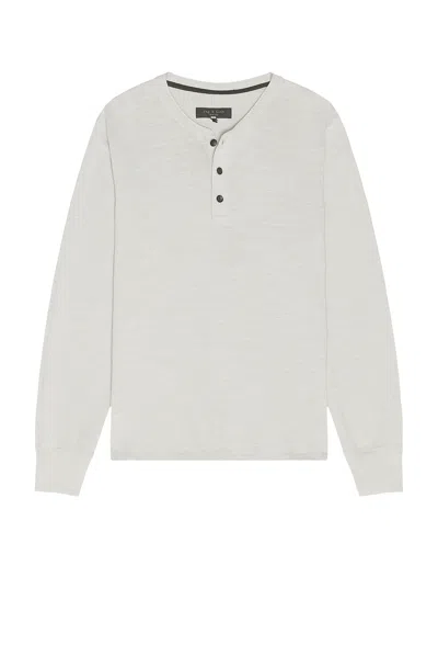 Rag & Bone Classic Flame Henley In Gray