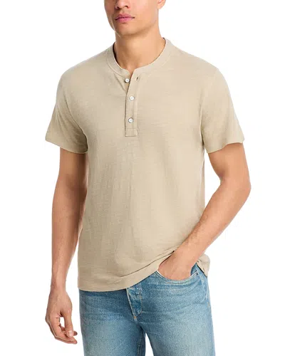 Rag & Bone Classic Flame Henley T-shirt In Neutral