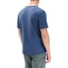 Rag & Bone Classic Flame Slub Cotton T-shirt In Blue