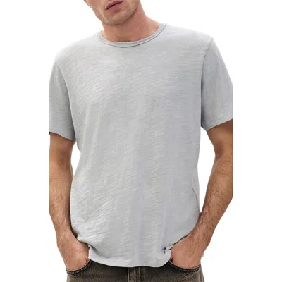 Rag & Bone Classic Flame Slub Cotton T-shirt In Gray