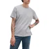 Rag & Bone Classic Flame Slub Cotton T-shirt In Gray