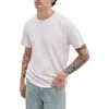Rag & Bone Classic Flame Slub Cotton T-shirt In White