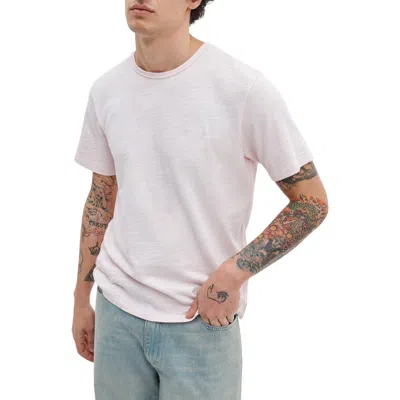 Rag & Bone Classic Flame Slub Cotton T-shirt In White