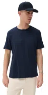 Rag & Bone Classic Flame Slub Cotton T-shirt In Blue