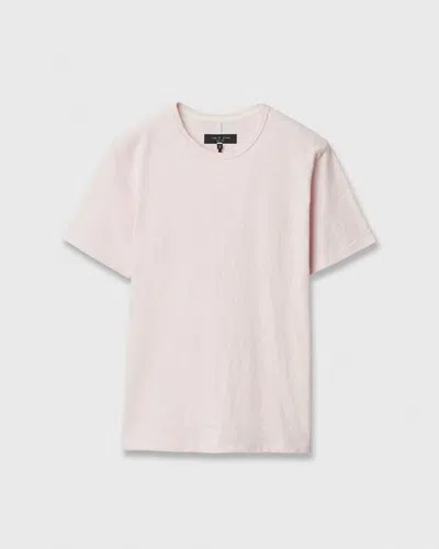 Rag & Bone Classic Flame Tee In Pink