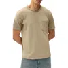 Rag & Bone Classic Flame Washed Slub Cotton T-shirt In Green