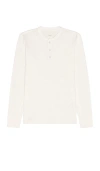 Rag & Bone Classic Henley In White