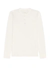 Rag & Bone Classic Henley In White