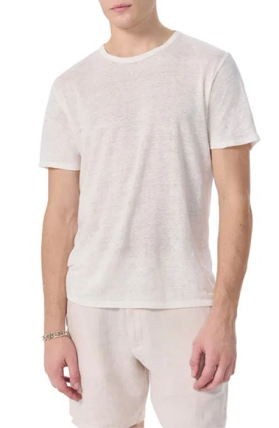 Rag & Bone Classic Linen T-shirt In White