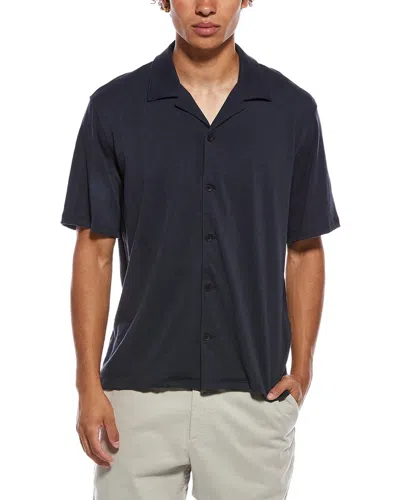 Rag & Bone Classic Slub Button Down Shirt In Blue